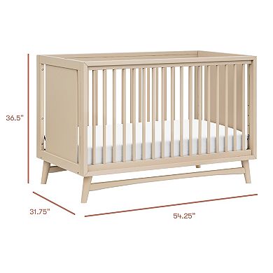 Babyletto Peggy 3-in-1 Convertible Crib with Toddler Bed Conversion Kit