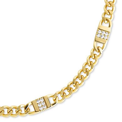 MC Collective Cubic Zirconia Mixed Link Bracelet