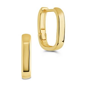 MC Collective Polished Micro Hoop Earrings