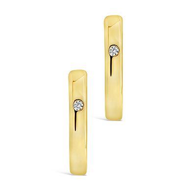 MC Collective Cubic Zirconia Small Hoop Earrings