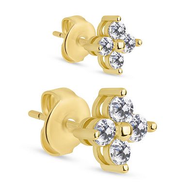 MC Collective Cubic Zirconia Star Stud Duo Earrings Set