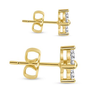 MC Collective Cubic Zirconia Star Stud Duo Earrings Set