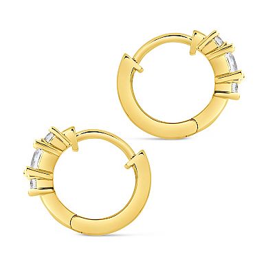 MC Collective Kendra Cubic Zirconia Hoop Earrings