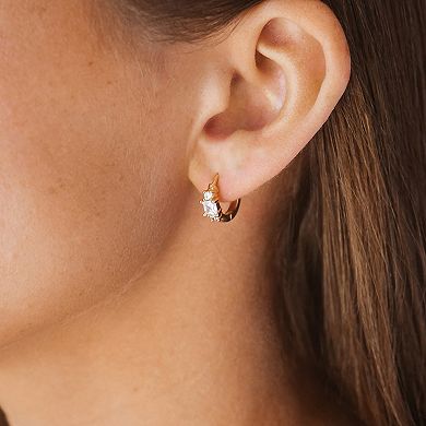 MC Collective Kendra Cubic Zirconia Hoop Earrings