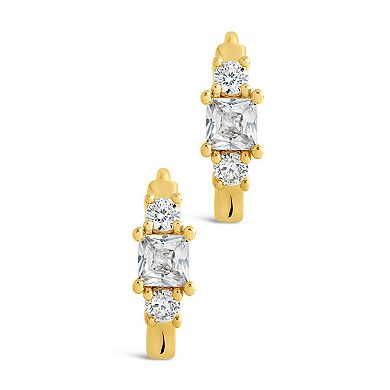 MC Collective Kendra Cubic Zirconia Hoop Earrings