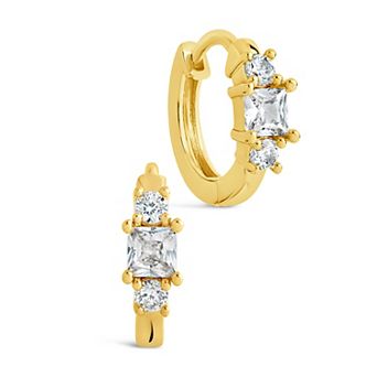 MC Collective Kendra Cubic Zirconia Hoop Earrings