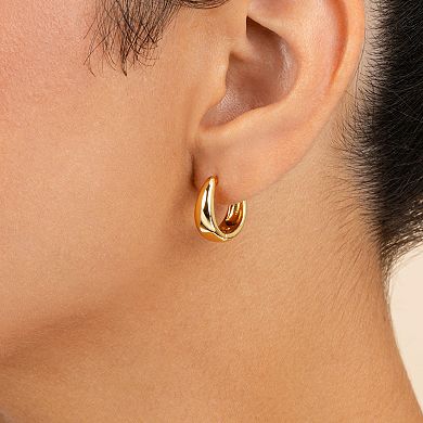 MC Collective Polished Micro Hoop Earrings