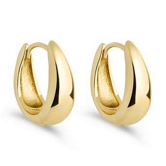 MC Collective Polished Micro Hoop Earrings