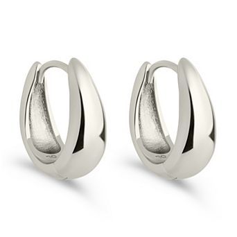MC Collective Polished Micro Hoop Earrings