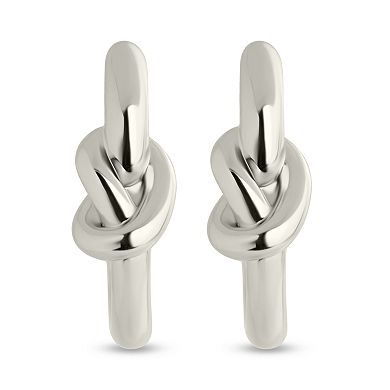 MC Collective Love Knot Micro Hoop Earrings