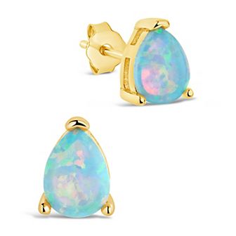 MC Collective Teardrop Opal Stud Earrings