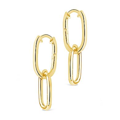 MC Collective Link Drop Hoop Earrings