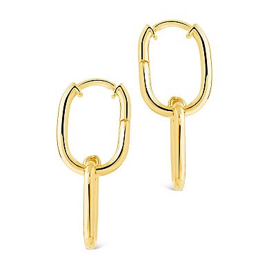 MC Collective Link Drop Hoop Earrings