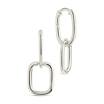 MC Collective Link Drop Hoop Earrings