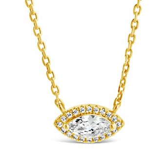 MC Collective Cubic Zirconia Evil Eye Pendant Necklace