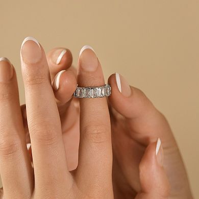 MC Collective Jackie Bezel Cubic Zirconia Station Ring