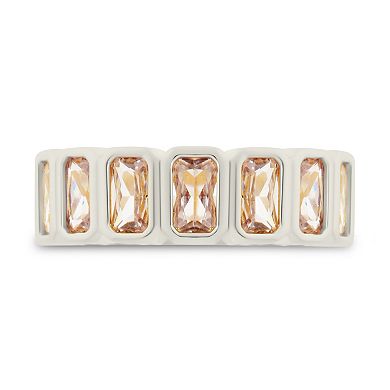 MC Collective Jackie Bezel Cubic Zirconia Station Ring