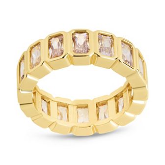 MC Collective Jackie Bezel Cubic Zirconia Station Ring