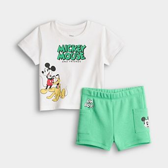 Baby Boy Jumping Beans® Disney's Mickey Mouse 2 pc Tee & Shorts Set