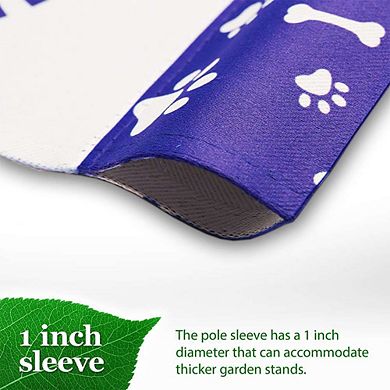 G128 12x18IN Welcome to the Dog House Garden Flag Double Sided