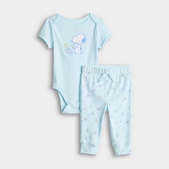 Baby Jumping Beans® Peanuts 2 pc Short Sleeve Bodysuit & Pants Set