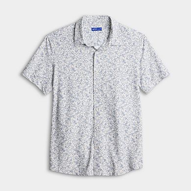 Men's Apt. 9® Short Sleeve Point Collar Button-Down Shirt