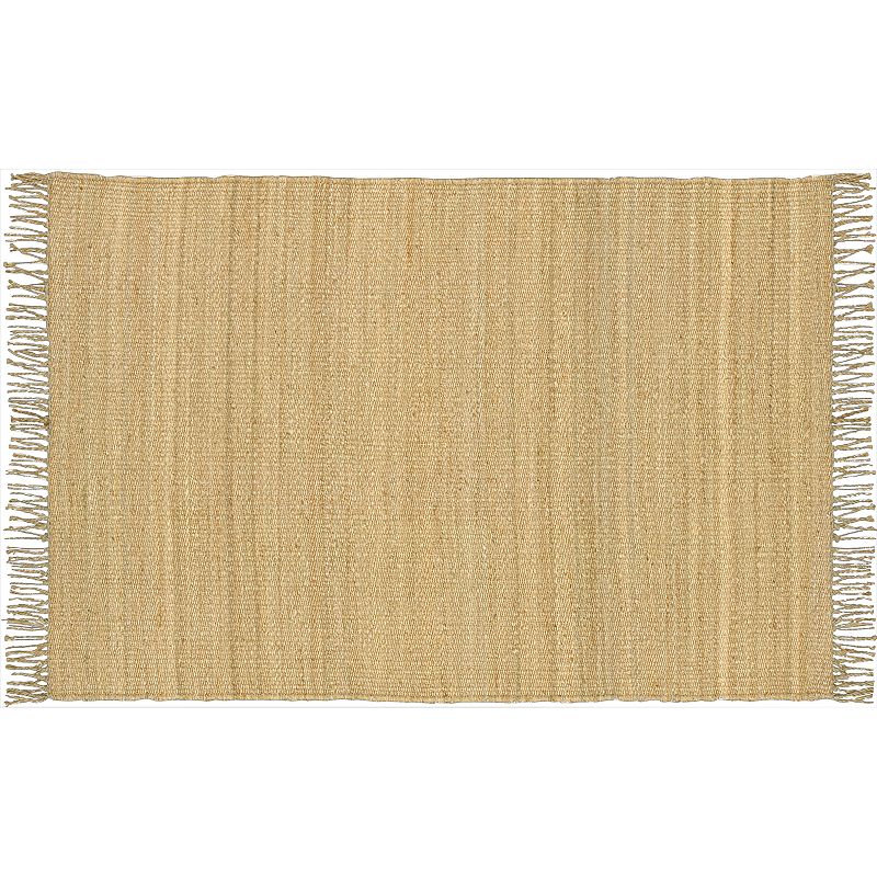 Decor 140 Jute Natural Rug, Beig/Green, 5X7.5 Ft