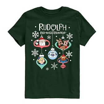 Boys 8-20 Rudolph The Red-Nosed Reindeer Ornament Graphic Tee