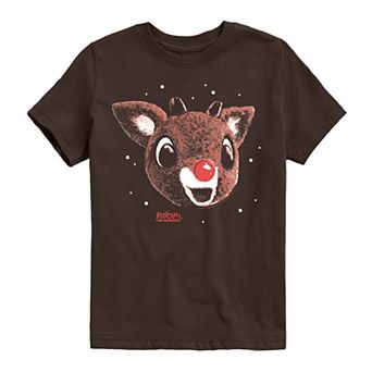 Boys 8-20 Rudolph The Red-Nosed Reindeer Portrait Graphic Tee