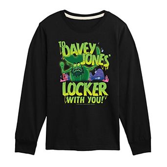 Boys 8-20 The SpongeBob Movie: Search for SquarePants Davey Jones' Locker Long Sleeve Graphic Tee