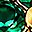 Gold Tone Green