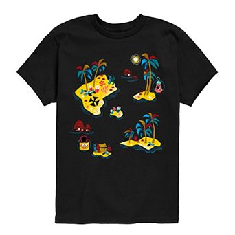 Boys 8-20 The SpongeBob Movie: Search For SquarePants Pirate Map Graphic Tee