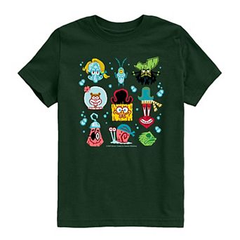 Boys 8-20 The SpongeBob Movie: Search For SquarePants Icons Graphic Tee
