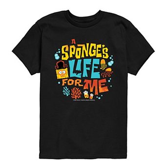 Boys 8-20 The SpongeBob Movie: Search For SquarePants Sponge's Life For Me Graphic Tee