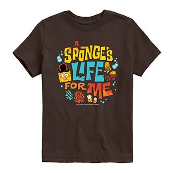 Boys 8-20 The SpongeBob Movie: Search For SquarePants Sponge's Life For Me Graphic Tee
