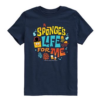 Boys 8-20 The SpongeBob Movie: Search For SquarePants Sponge's Life For Me Graphic Tee