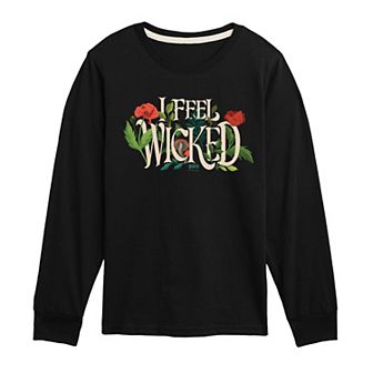Boys 8-20 Wicked For Good Elphaba I Feel Wicked Long Sleeve Graphic Tee