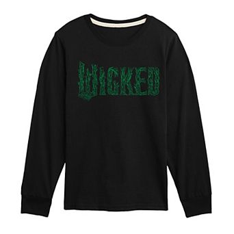 Boys 8-20 Wicked For Good Logo Long Sleeve Graphic Tee
