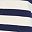 Ivory Navy Stripe