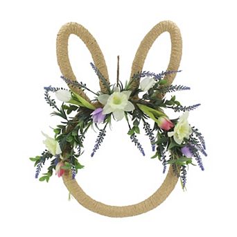 Celebrate Together™ Woven Bunny Ears Wreath with Botanical Accents