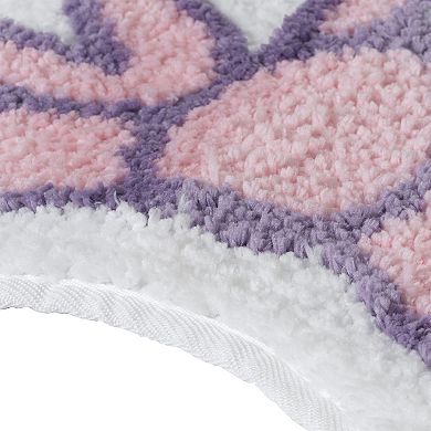 VCNY Home Bow Shaped Tufted Bathroom Rug