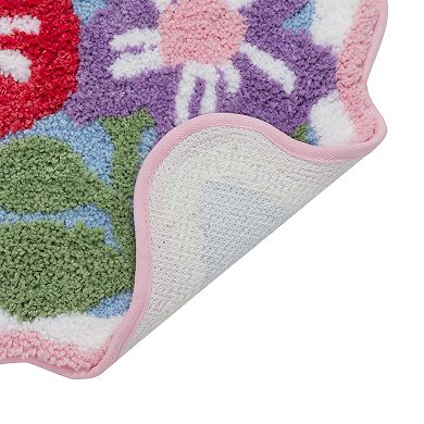 VCNY Home Multi Floral Tufted Bathroom Rug