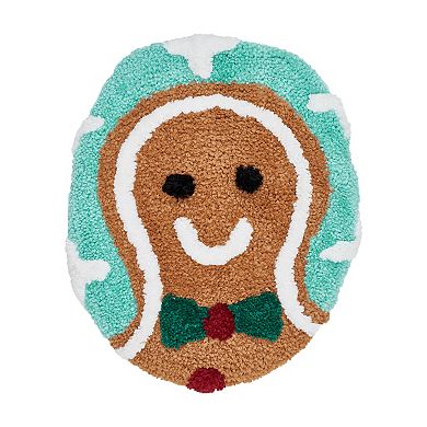 VCNY Home Multi Gingerbread Man Bath Rug Set, 2-pc.