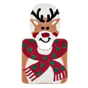 VCNY Home Multi Reindeer Bath Rug Set, 2 pc