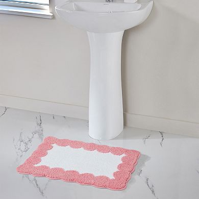 VCNY Home Dotted Edge Tufted Bath Rug