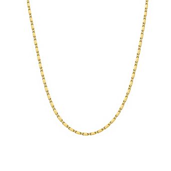 PRIMROSE Silver Plated Chain Necklace with Cubic Zirconia Accent