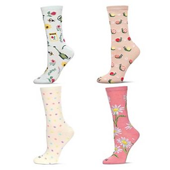 4 Pair Women's Gardening and Flower Socks