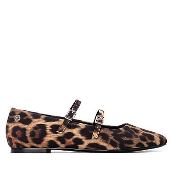 XTI Women's Mary Jane Ballet Flats 144701