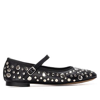 XTI Women's Mary Jane Studded Ballet Flats 144651