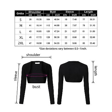 Women's Knitted Casual Long Sleeved Open Front Sweater Cardigan